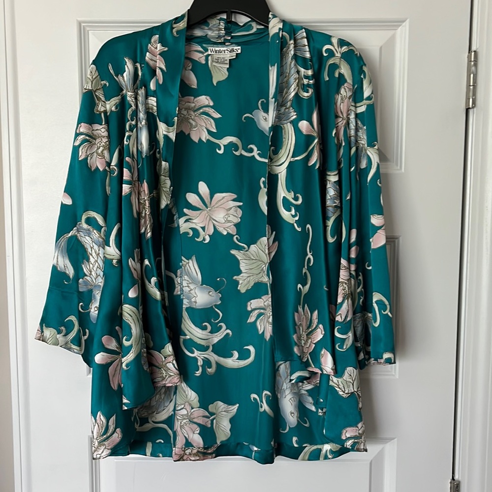 Vintage 100% Silk Kimono Jacket
